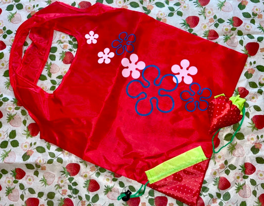 Cheerful strawberry thank you gift box with earrings