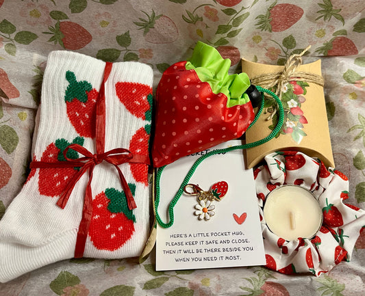 Strawberry birthday letterbox gift
