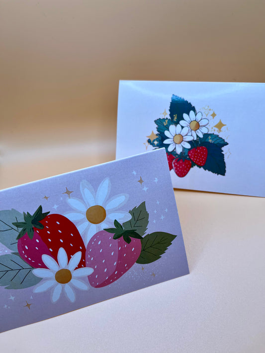 Strawberry Greeting Card Add-On
